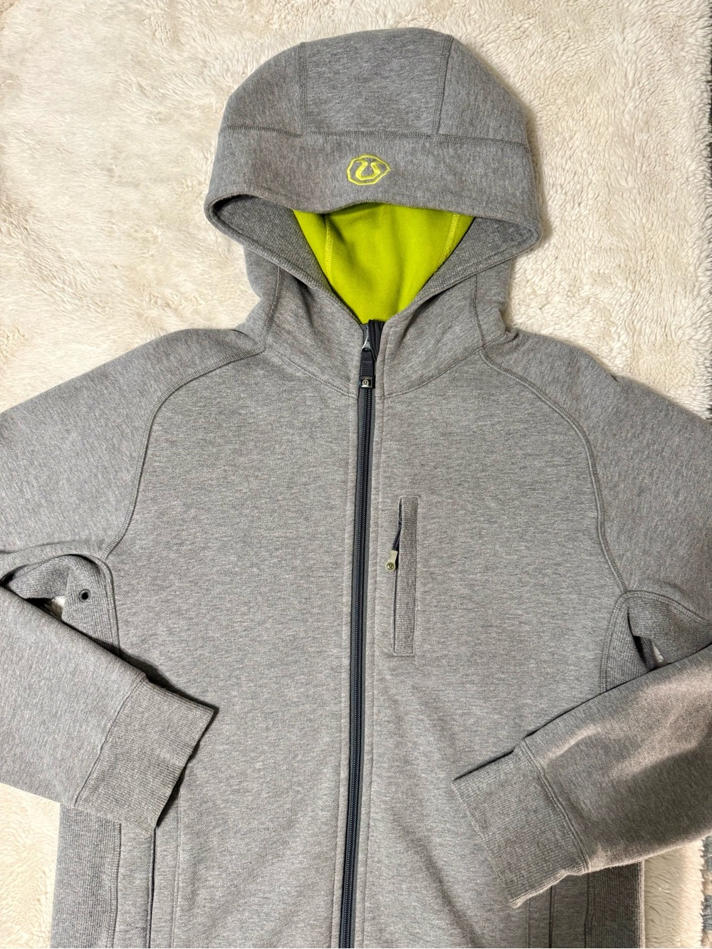lululemon | Early 2010’s Scuba Heavyweight Full Zip-up Hoodie Grey Women’s
